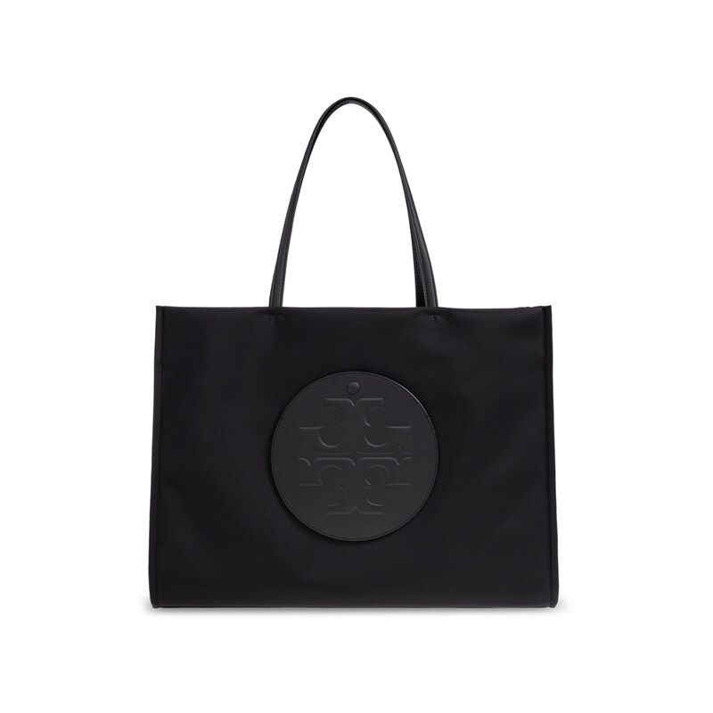 26SS 엘라 시그니처 로고 스몰 토트백 블랙 164757 001 - Tory Burch