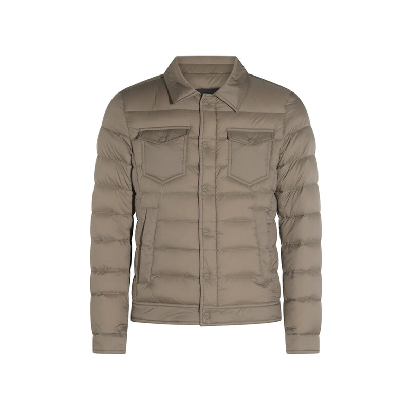 25FW 라 데님 LA DENIM 패딩 자켓 도브그레이 PI011ULE 12456Z 2600 - Herno