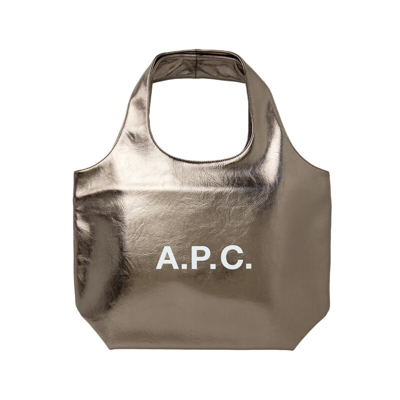 26SS 니논 NINON 로고 프린팅 토트백 메탈그레이 PUABZ M61565 RAP - A.P.C.