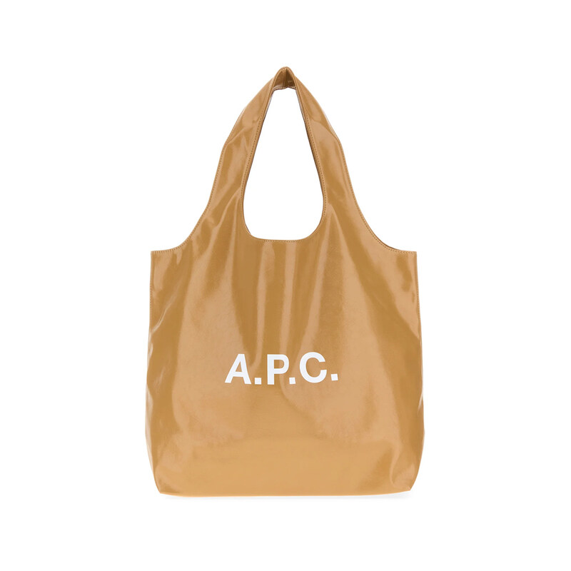 26SS 니논 NINON 로고 프린팅 토트백 카멜 PUABR M61565 CAB - A.P.C.