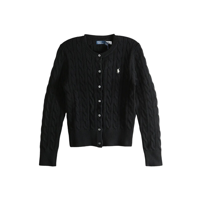 26SS 포니 자수 클래식 가디건 블랙 211971868 016 - Polo Ralph Lauren