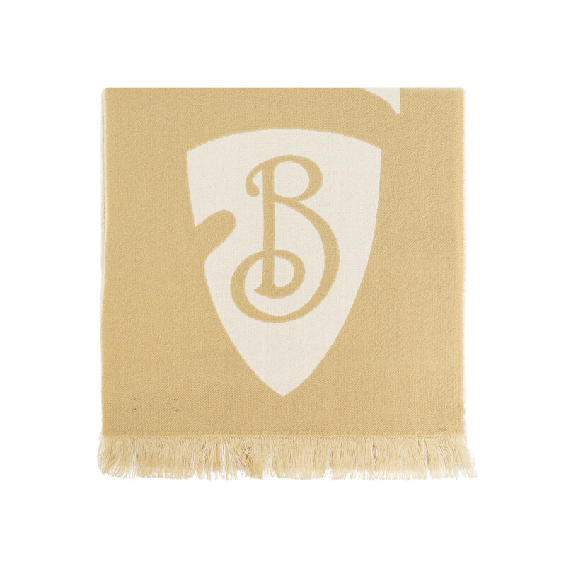 26SS 텍스트 로고 울 머플러 샌드 8109562 - Burberry