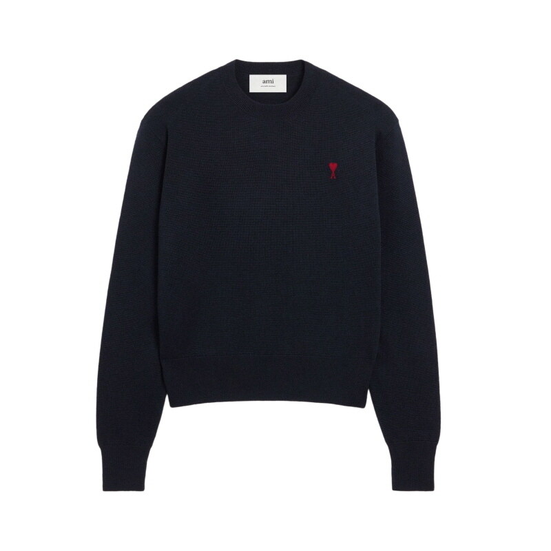 아미 스몰하트 라운드 니트 HKS826 001 414 - Ami