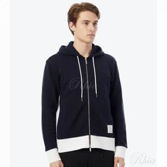 톰브라운 26SS 클래식 4바 저지 집업 후디 MJT517A 03037 415 썸네일 1