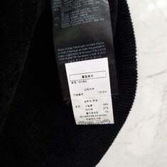 [럭스유] (새상품) 50 / 아르마니 블랙 테리 니트 썸네일 4