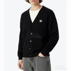 겐조 해피 타이거 엠브로이더드 가디건 FF6 5CA750 3LI 99J 썸네일 1