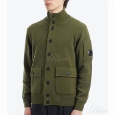 CP컴퍼니 25FW 램스울 GRS 가디건 19CMKN042A 110149A 652 썸네일 1