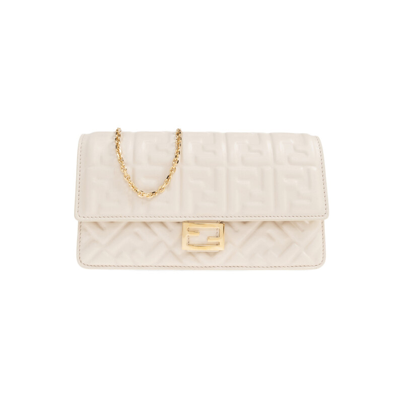 펜디 26SS FF 로고 바게트 체인 월렛 숄더크로스백 아이보리 8M0498 AAJD F0VWM - Fendi