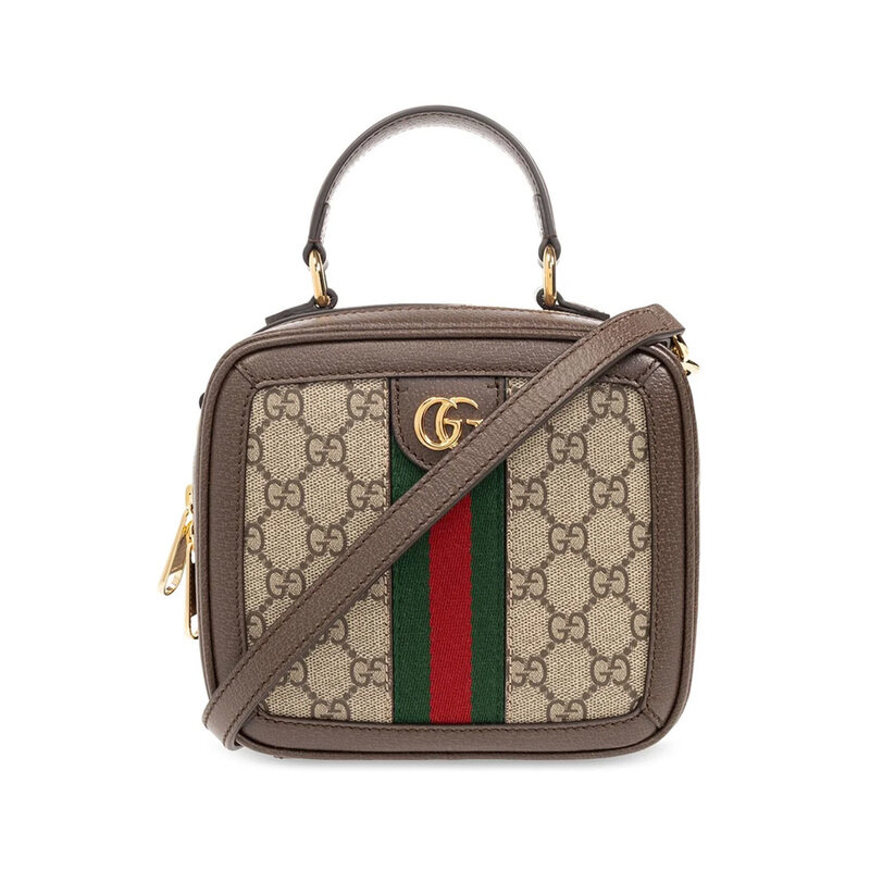 구찌 26SS GG 오피디아 미니 탑 핸들백 베이지 772157 96IWG 8745 - Gucci