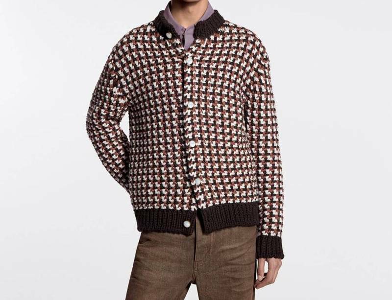 [백화점 풀셋] 내일도착 루이비통 남자 청키 니트 울 가디건 L1AJUCC - Louis Vuitton