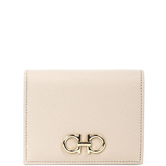 페레가모 4CC 더블 간치니 반지갑 11 스톤 22D780 779463 - Salvatore Ferragamo