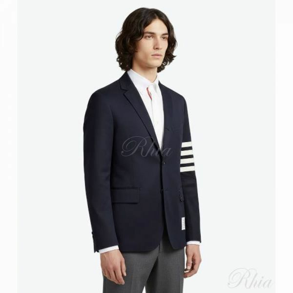 톰브라운 26FW 코튼 트윌 4바 언컨스트럭티드 클래식 스포츠 코트 MJU490A 03788 415 - Thom Browne