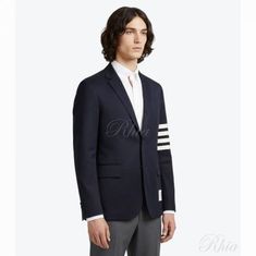 톰브라운 26FW 코튼 트윌 4바 언컨스트럭티드 클래식 스포츠 코트 MJU490A 03788 415 썸네일 1