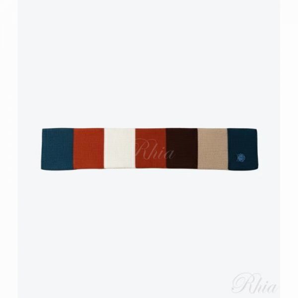 메종키츠네 프레피 스트라이프 스카프 LW06207KT1093 S101 - Maison Kitsune