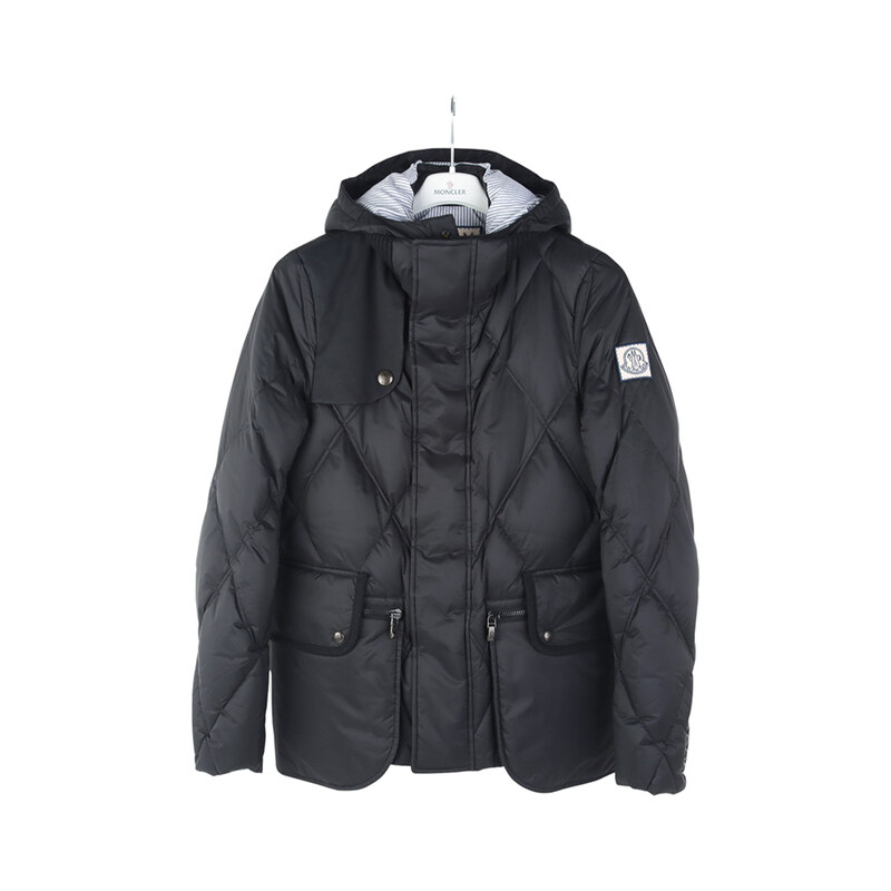몽클레어 423914136181 감마 블루 다운 후드 패딩 자켓 0사이즈 36449 - Moncler
