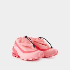 MM6 메종마르지엘라 뮬 슬리퍼 S66WS0103P7011HA455 FLAMINGO PINK ROUGE RED BLACK DOM 썸네일 2