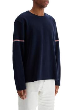25SS 톰브라운 긴팔 티셔츠 MJS281AJ0199415 NAVY DOM 썸네일 2