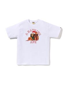 베이프 반팔 티셔츠 001TEL701008FWHT WHITE DOM 썸네일 1
