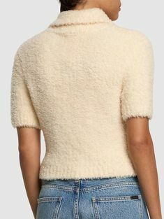25SS 셀프 포트레이트   여성 플러피 니트 자켓 RS25036TCREAM BPG 썸네일 3
