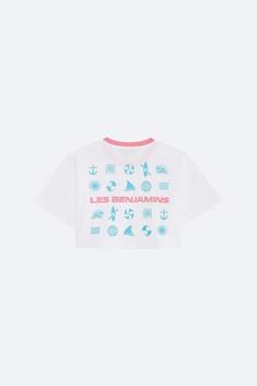 레벤자민 반팔 티셔츠 LEBW241PRTS013WH WHITE DOM 썸네일 2