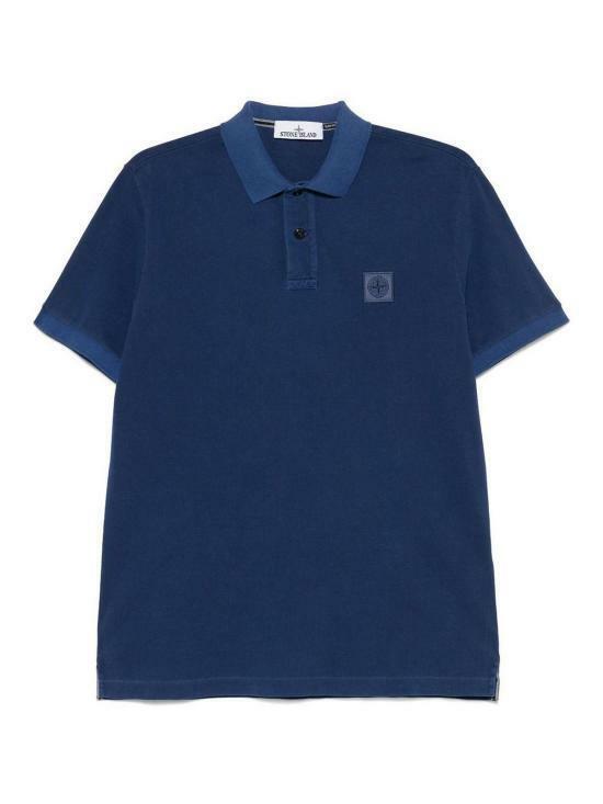 25SS 스톤 아일랜드 폴로 티셔츠 K1S1522002SCS0067V0028 MARINE BLUE DOM - Stone Island