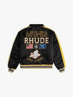 루드 봄버 자켓 RDEM241PRJK014BK BLACK MUSTARD DOM 썸네일 2