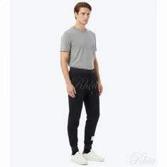 톰브라운 플렉 니트 트랙팬츠 MJQ199A J0142 001 썸네일 1