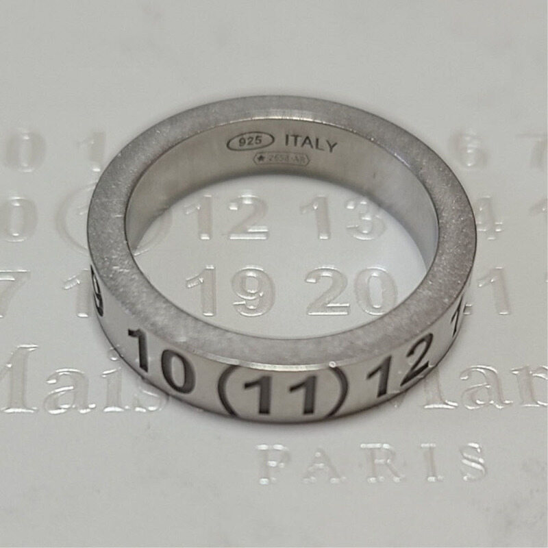 메종마르지엘라 뉴메리컬 실버 링 반지 SI8UQ0001SV0129951 - Maison Margiela