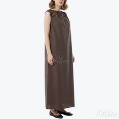 베이스레인지 미아 드레스 in 마라 브라운 DRMI PO AU25 썸네일 1