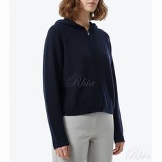 띠어리 집업 후디 in 라운드 코튼 P0114706 G0F 라운디드 썸네일 1