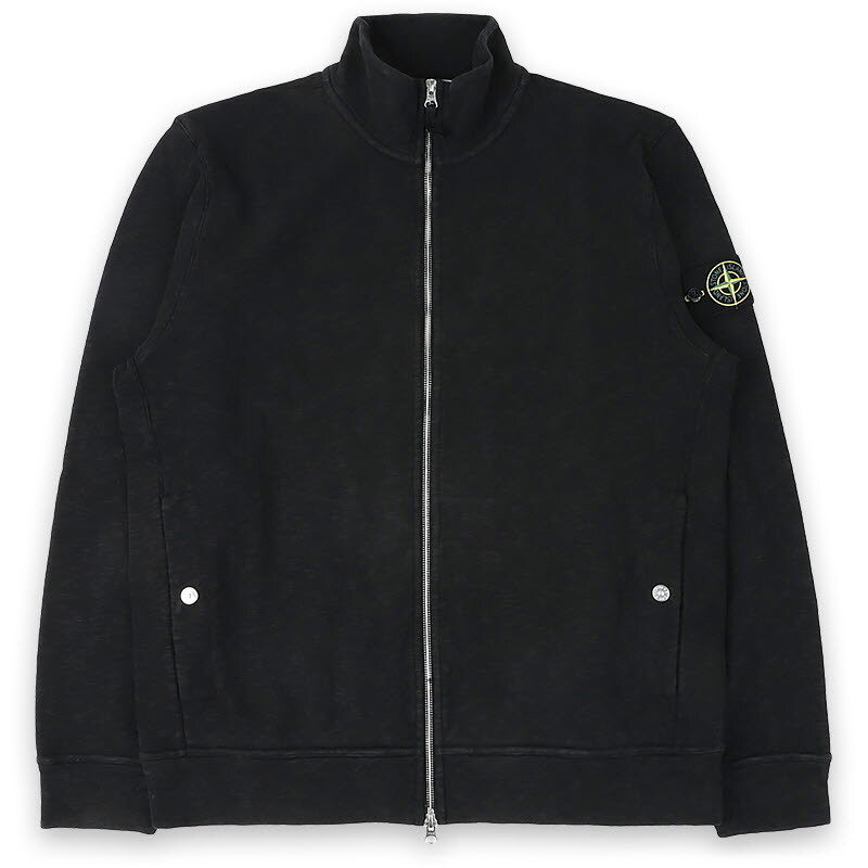 디몬트 스톤 남성 와펜 패치 지퍼 포켓 집업 자켓(블랙) K2S15 6100055 S0238 V0029 - Stone Island