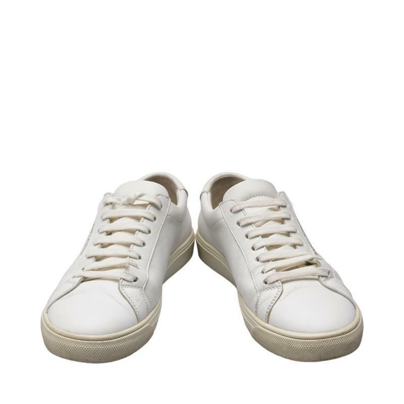 (230mm) 화이트 레더 앤디 여성 스니커즈 606831 12N70 9035 - Saint Laurent