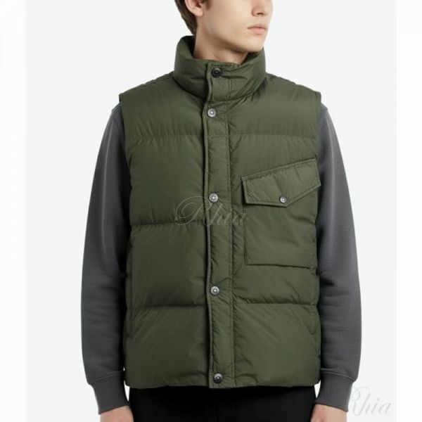 스톤아일랜드 G100003 크링클 랩스 NY 리사이클 나일론 베스트 K2S15 S0A23 V0054 - Stone Island