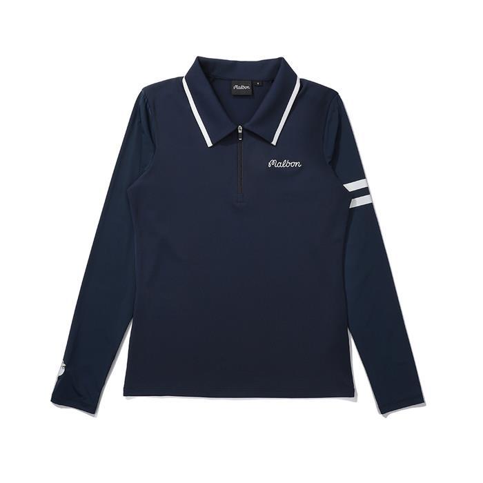 [밀라코/국내발송] 말본골프 냉감 하이브리드 긴팔 티셔츠 NAVY M5222PTL33NVY - Malbon
