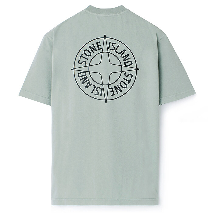 26SS 스톤 컴퍼스 프린팅 반팔티 더스티민트 L1S152100001 S0284 V0055 - Stone Island