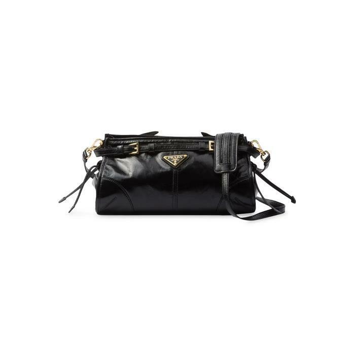 [국내발송] 프라다 보니 스몰 가죽 핸드백 블랙 1BH215 2CYR F0002 - Prada