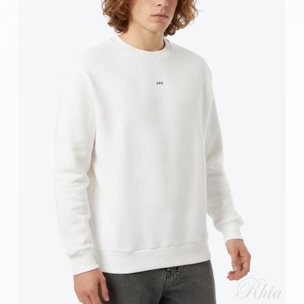 아페쎄 스웨트 박시 마이크로 로고 COHBX H27910 태그 스웨트셔츠 - A.P.C.