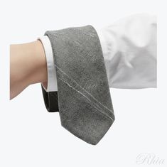 엔지니어드 가먼츠 넥 타이 울 스트라이프 HB 25F1H006 RV312 OZ001 넥타이 썸네일 1