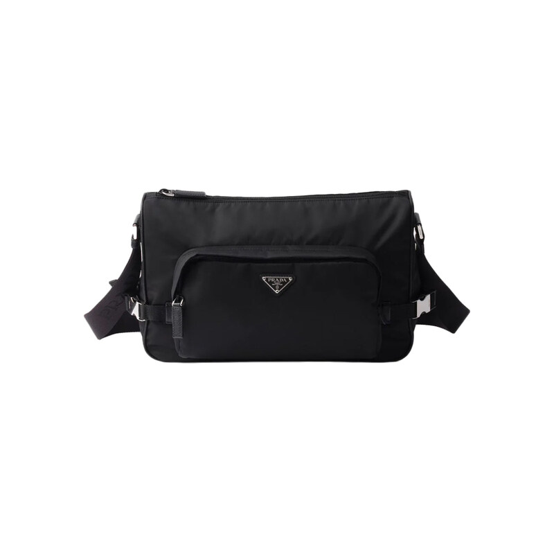 26SS 삼각로고 나일론 라지 숄더백 블랙 2VH191 2DMG F0002 - Prada