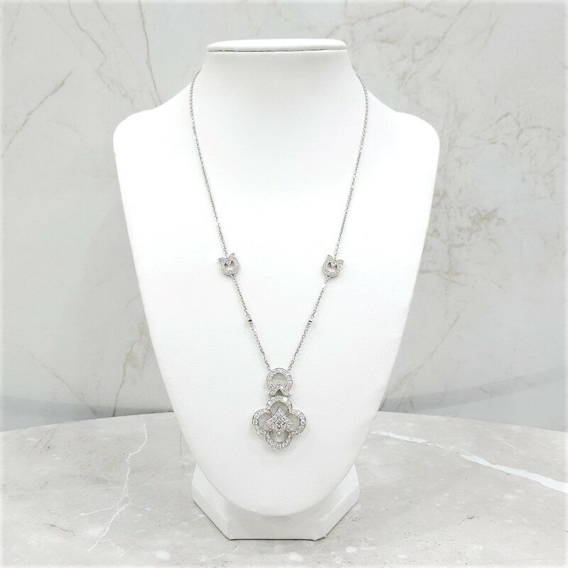 [럭스유] 루이비통 다이아 아르덩트 소트와르 목걸이 Q94458 - Louis Vuitton