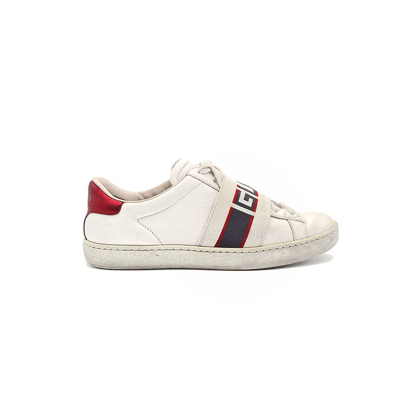 구찌 에이스 밴딩 스니커즈 (523469) L672035 - Gucci