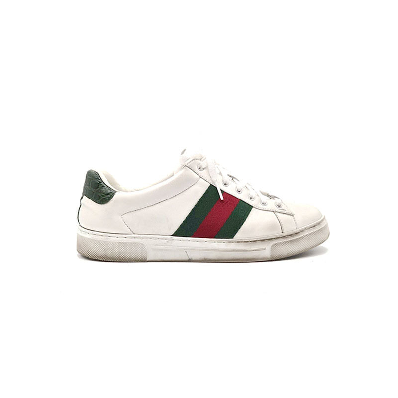 구찌 에이스 웹 스니커즈 (757892) L725335 - Gucci