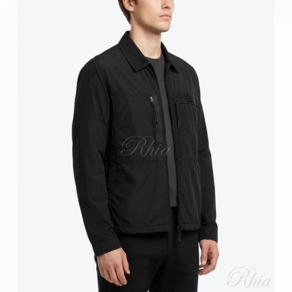 CP컴퍼니 크롬 R 체스트 집 포켓 오버셔츠 18CMOS092A 005904G 999 짚 - CP company