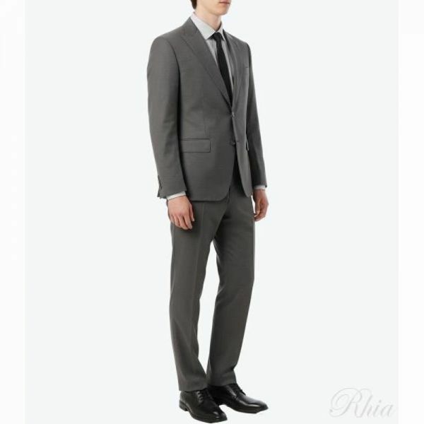 휴고보스 버진 울 스트레치 슬림핏 수트 50546080 030 슬림 핏 - Hugo Boss