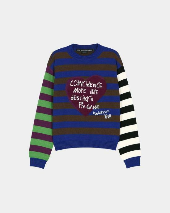 앤더슨벨 스웨터 atb1464w BLUE GREEN DOM - Andersson Bell