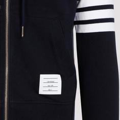 26SS 톰브라운 사선완장 투웨이 후드집업 자켓 MJT022H00535461 NAVY DOM 썸네일 5