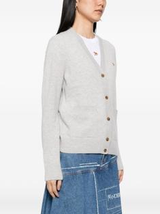 25FW 메종키츠네 베이비 폭스 램스울 박시 가디건 PW00501KT1006H120 LIGHT GREY MELANGE DOM 썸네일 3