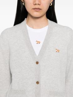 25FW 메종키츠네 베이비 폭스 램스울 박시 가디건 PW00501KT1006H120 LIGHT GREY MELANGE DOM 썸네일 5
