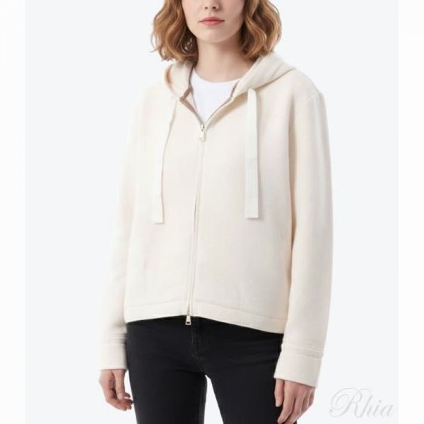 막스마라 아빌리타 11921058 001 11921058600 울 캐시미어 후드 집업 - Max Mara