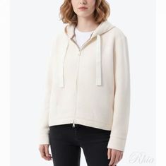 막스마라 아빌리타 11921058 001 11921058600 울 캐시미어 후드 집업 썸네일 1